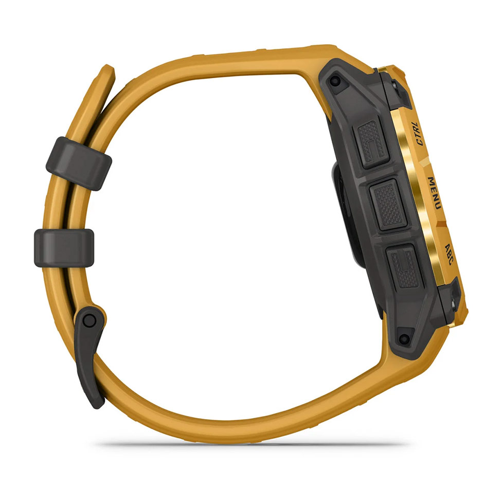 Instinct® 3 – 45 мм, Solar Sunburst з Sunburst/Grey помаранчевим/сірим ремінцем 010-02934-02