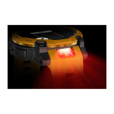 Instinct® 3 – 45 мм, Solar Sunburst з Sunburst/Grey помаранчевим/сірим ремінцем 010-02934-02