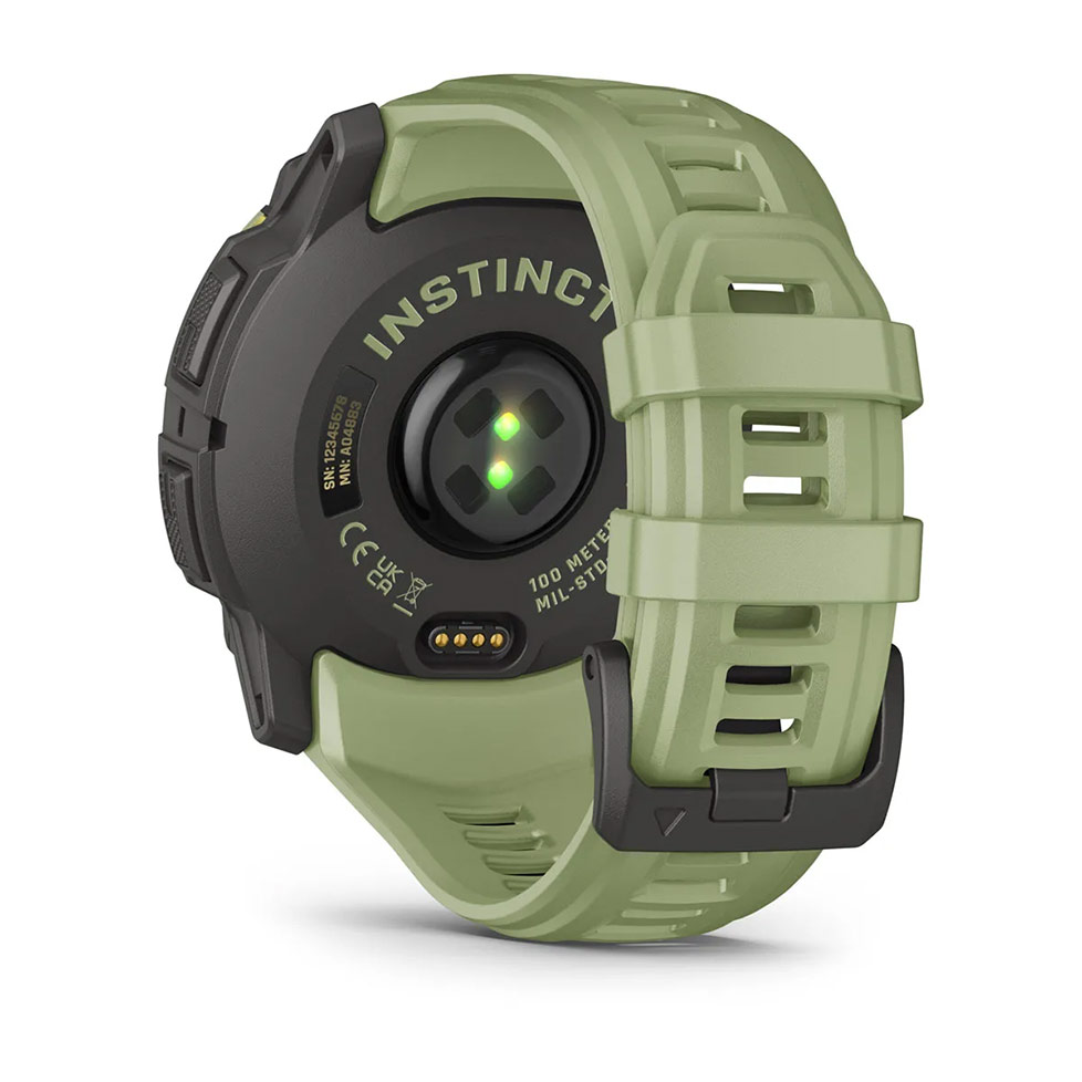 Instinct® 3 – 50 мм, AMOLED Fern Green з Fern Green зеленим ремінцем 010-03020-02