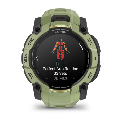 Instinct® 3 – 50 мм, AMOLED Fern Green з Fern Green зеленим ремінцем 010-03020-02