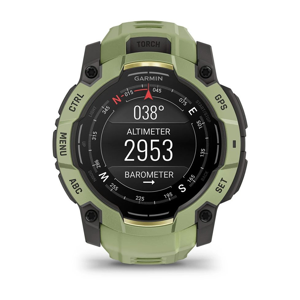 Instinct® 3 – 50 мм, AMOLED Fern Green з Fern Green зеленим ремінцем 010-03020-02