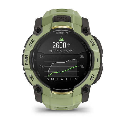 Instinct® 3 – 50 мм, AMOLED Fern Green з Fern Green зеленим ремінцем 010-03020-02