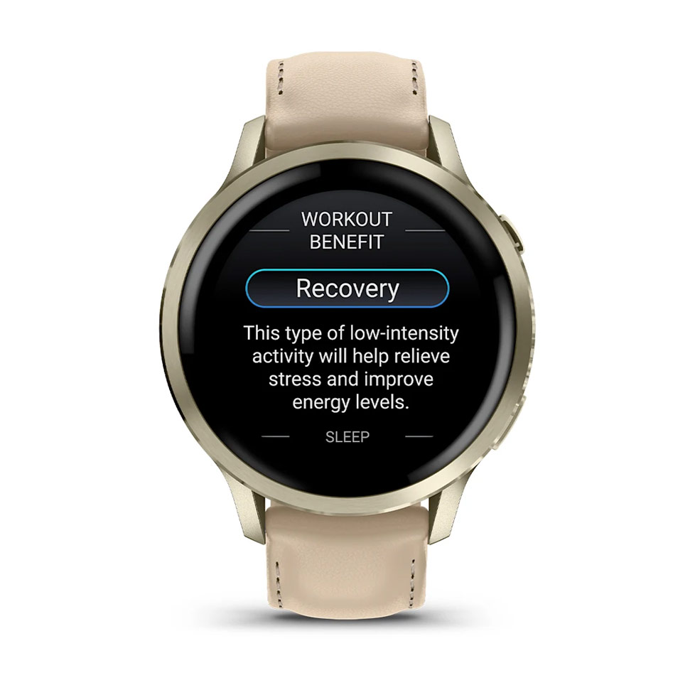 Venu® 4 - 41 мм Lunar Gold з світло-бежевим силіконовим та бежевим шкіряним ремінцями 010-03013-03