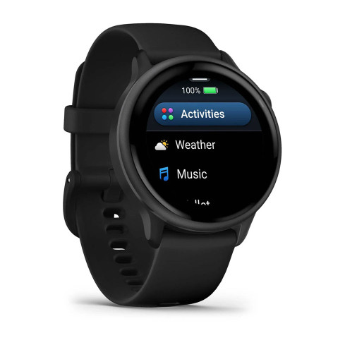vívoactive® 6 Slate з Black чорним силіконовим ремінцем 010-02985-00