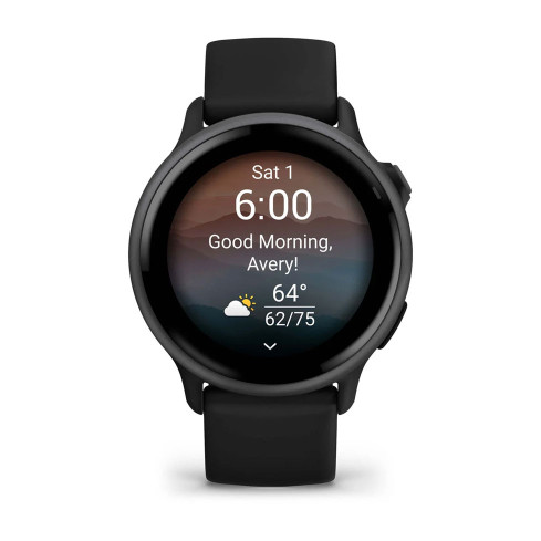 vívoactive® 6 Slate з Black чорним силіконовим ремінцем 010-02985-00