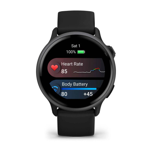 vívoactive® 6 Slate з Black чорним силіконовим ремінцем 010-02985-00