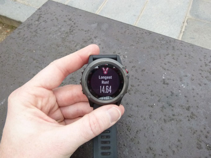 Спортивные GPS-часы Garmin fenix 3. Личные рекорды