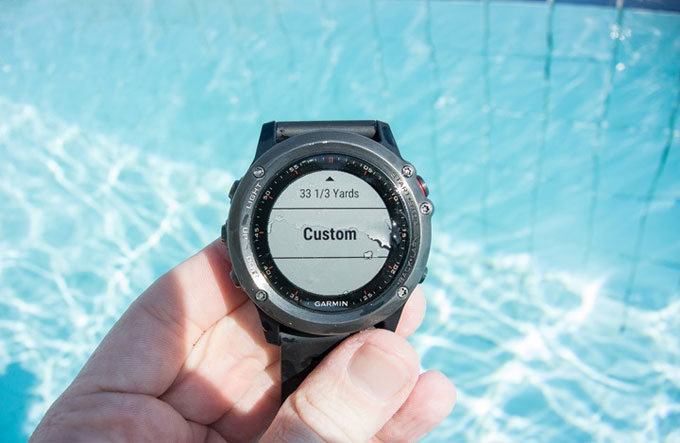 Мультиспортивные часы Garmin fenix 3. Плавание в бассейне