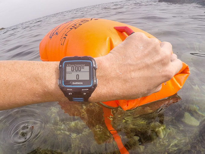Спортивные GPS-часы для триатлона Garmin Forerunner 920XT. Режим "Плавание в открытом водоеме"