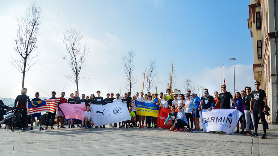 Українська команда Garmin Team на марафоні 39 ISTAMBUL VODAFONE MARATHON