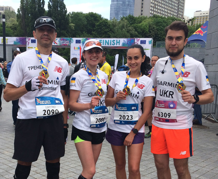 Команда Garmin Team на Kyiv Euro Marathon 