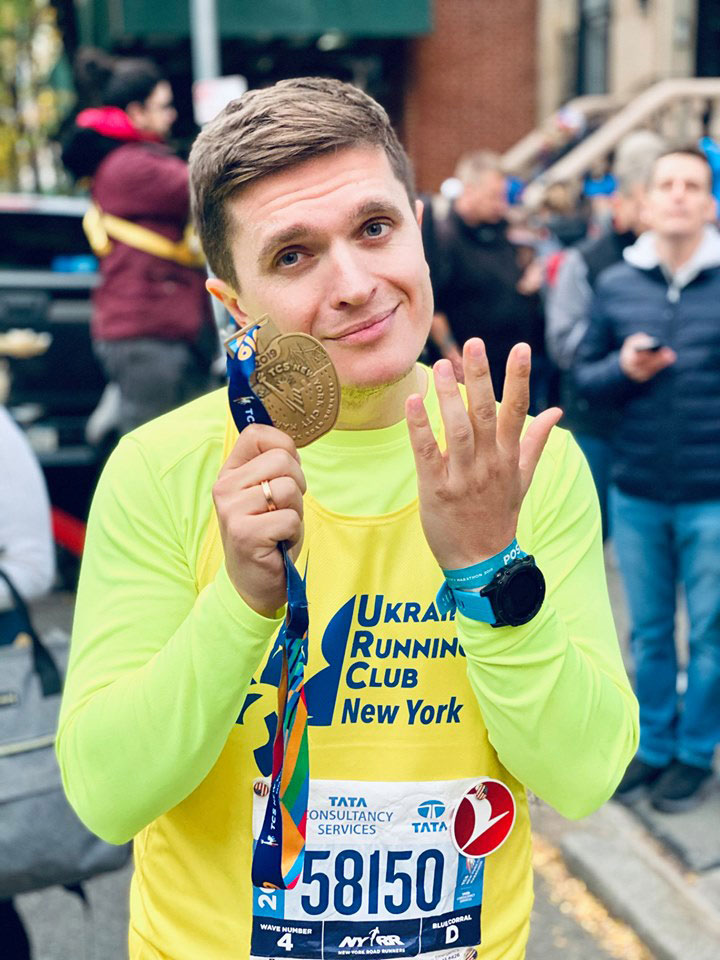 Анатолій Анатоліч на Нью-Йоркському марафоні