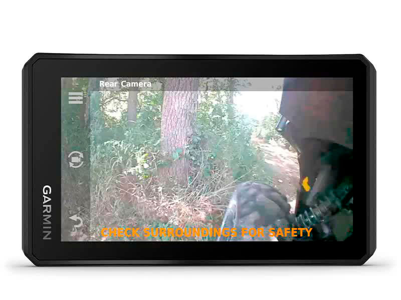 Зображення безпровідної камери BC 40 можна переглядати на дисплеї сумісного навігатора Garmin