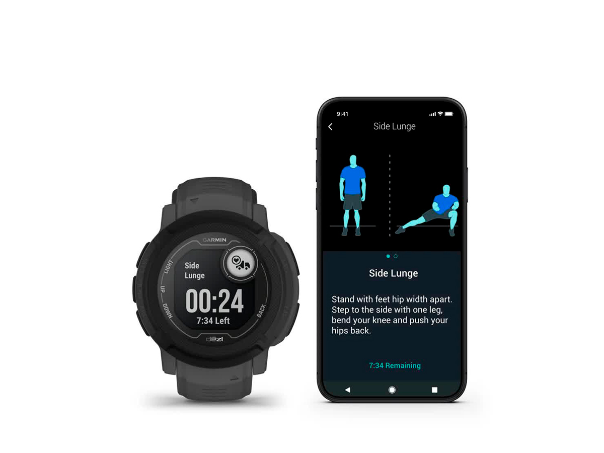 З багатофункціональним годинником Garmin Instinct™ 2 dezl™ користувачі можуть легко відстежувати та контролювати різні показники здоров'я