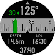 Годинник для дайвінгу Garmin Descent Mk1. Навігаційні датчики