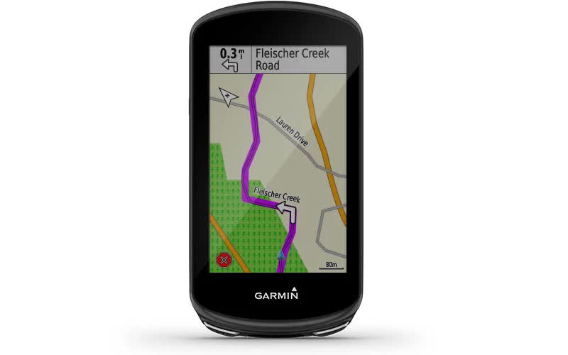Катайтесь з велосипедною картою Garmin у Edge 1030 Plus