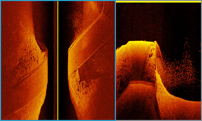 Відкрийте заново поняття чіткості та деталізації з системою скануючого сонара ультра високої чіткості Ultra High-Definition ClearVü scanning sonar