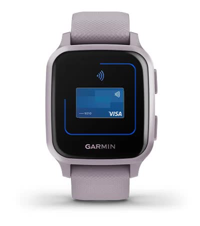 Venu Sq оснащений системою безконтактних платежів Garmin Pay