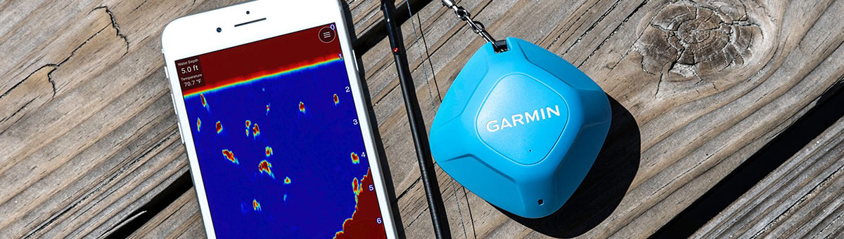 Простий у використанні сонар STRIKER Cast GPS передає та відображає ехолокаційні дані у легкому для розуміння мобільному додатку, який встановлюється на ваш смартфон