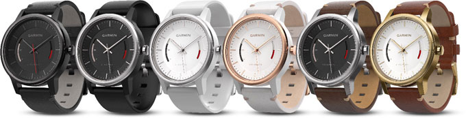 Серія класичних годинників з вбудованим трекером активності Garmin vivomove