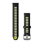 Garmin Швидкознімний ремінець для Forerunner 265S чорний/жовтий зі сланцево-сірою застібкою